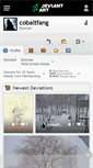 Mobile Screenshot of cobaltfang.deviantart.com