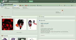 Desktop Screenshot of little-cute-puff.deviantart.com