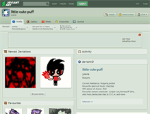 Tablet Screenshot of little-cute-puff.deviantart.com