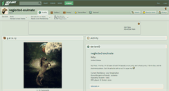 Desktop Screenshot of neglected-soulmate.deviantart.com
