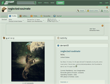 Tablet Screenshot of neglected-soulmate.deviantart.com