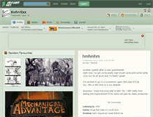 Tablet Screenshot of kwivviixx.deviantart.com