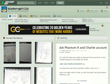 Tablet Screenshot of blueberrygirl1226.deviantart.com