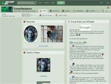 Tablet Screenshot of funnypandora.deviantart.com