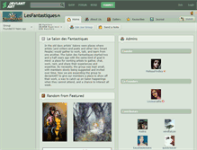 Tablet Screenshot of lesfantastiques.deviantart.com