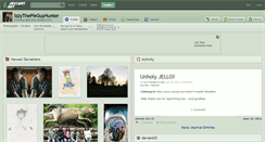 Desktop Screenshot of izzythepieguyhunter.deviantart.com
