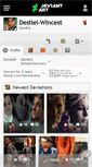 Mobile Screenshot of destiel-wincest.deviantart.com