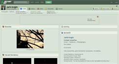 Desktop Screenshot of jarik-knight.deviantart.com