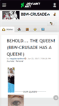 Mobile Screenshot of bbw-crusade.deviantart.com