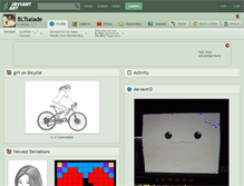 Tablet Screenshot of bltsalade.deviantart.com