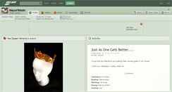Desktop Screenshot of mayurimoon.deviantart.com