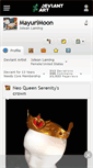 Mobile Screenshot of mayurimoon.deviantart.com