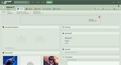 Desktop Screenshot of kravis17.deviantart.com