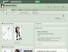 Tablet Screenshot of kankuroxtenten.deviantart.com