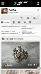 Mobile Screenshot of bodza.deviantart.com