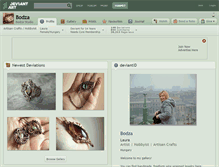 Tablet Screenshot of bodza.deviantart.com
