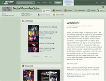 Tablet Screenshot of doctorwho----fanclub.deviantart.com