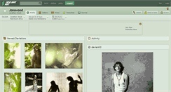 Desktop Screenshot of jonowood.deviantart.com