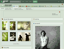 Tablet Screenshot of jonowood.deviantart.com