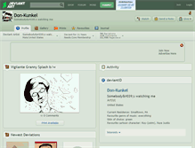 Tablet Screenshot of don-kunkel.deviantart.com
