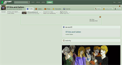 Desktop Screenshot of of-sins-and-sailors.deviantart.com