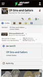 Mobile Screenshot of of-sins-and-sailors.deviantart.com
