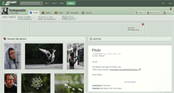 Desktop Screenshot of funkypurple.deviantart.com