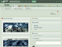 Tablet Screenshot of novatic.deviantart.com