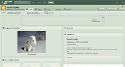 Desktop Screenshot of kool-kittykat.deviantart.com
