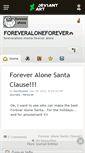 Mobile Screenshot of foreveraloneforever.deviantart.com