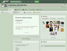 Tablet Screenshot of foreveraloneforever.deviantart.com