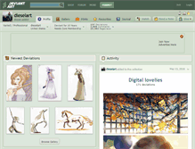 Tablet Screenshot of dieselart.deviantart.com