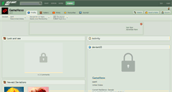 Desktop Screenshot of gamehexx.deviantart.com