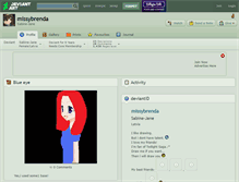 Tablet Screenshot of missybrenda.deviantart.com