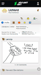 Mobile Screenshot of lichlord.deviantart.com