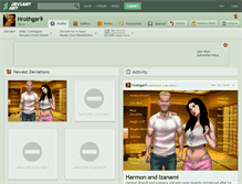 Tablet Screenshot of hrothgar9.deviantart.com