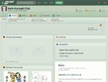 Tablet Screenshot of karin-kurosaki-club.deviantart.com