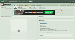 Desktop Screenshot of madamebink.deviantart.com