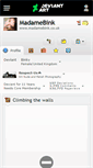 Mobile Screenshot of madamebink.deviantart.com
