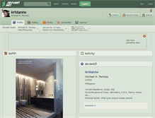 Tablet Screenshot of kristanno.deviantart.com