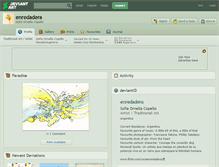 Tablet Screenshot of enredadera.deviantart.com