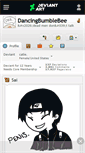 Mobile Screenshot of dancingbumblebee.deviantart.com