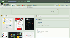 Desktop Screenshot of cortezart.deviantart.com