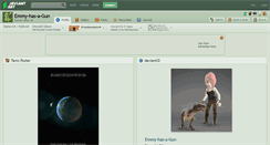 Desktop Screenshot of emmy-has-a-gun.deviantart.com
