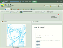 Tablet Screenshot of niya-its-tenshi.deviantart.com