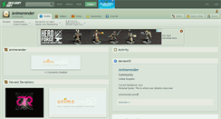 Desktop Screenshot of animerender.deviantart.com