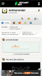 Mobile Screenshot of animerender.deviantart.com