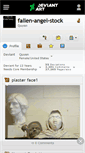 Mobile Screenshot of fallen-angel-stock.deviantart.com