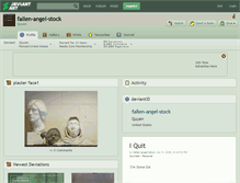 Tablet Screenshot of fallen-angel-stock.deviantart.com