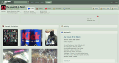 Desktop Screenshot of my-usual-id-is-taken.deviantart.com